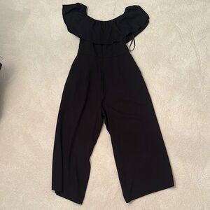 Banana Republic Black Off-Shoulder Jumpsuit